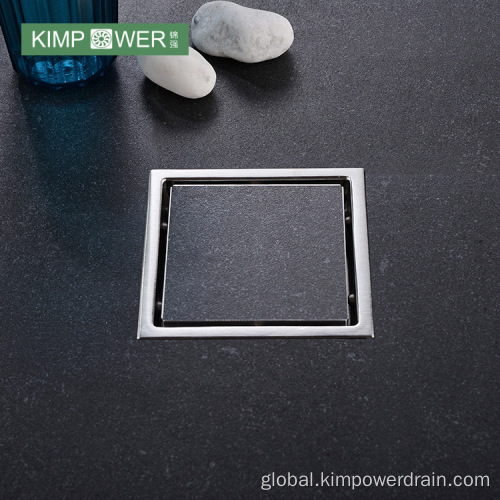 Stainless Steel Shower Floor Drain Tile insert square stainless steel shower floor drain Supplier